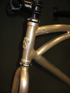 Front showing internal cable guides