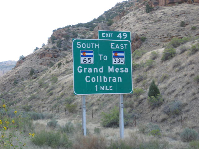 Grand Mesa Turnoff Grand Mesa Turnoff