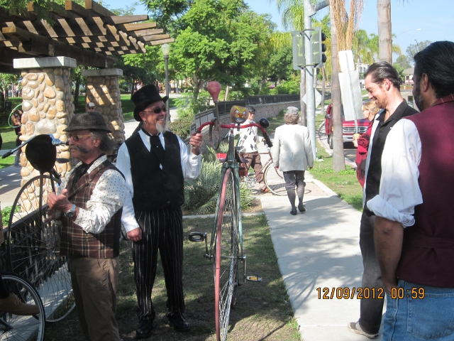Penny Farthings or High Wheelers were in attendance