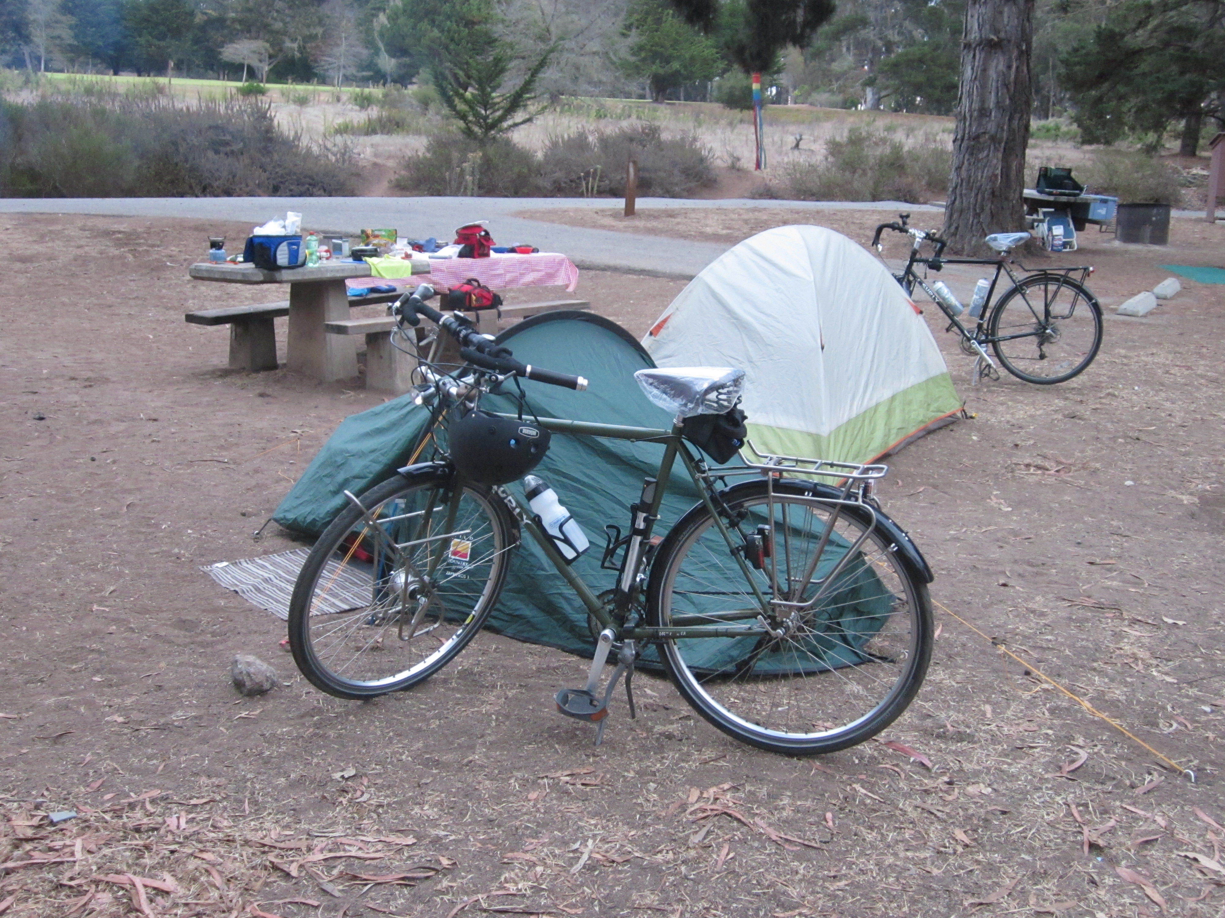 iAnother view of our campground, looking toward the golf course
